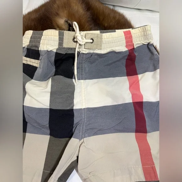 Burberry Checkered Shorts with Drawstring - Picture 2 of 5